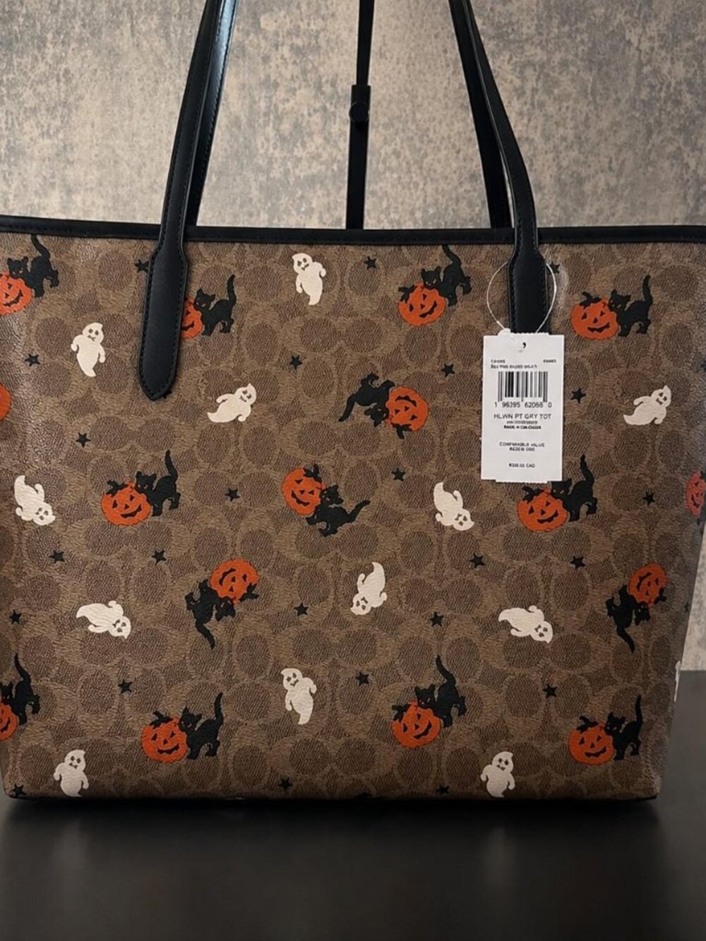 Coach Halloween Tote Bag: Ghosts, Pumpkins & Cats! 🎃👻